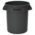 Continental Commercial Products Trash Receptacle, 20 gal Capacity, Plastic, Gray 2000GY